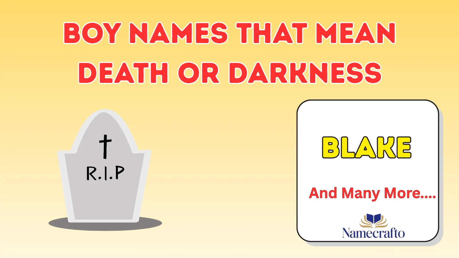 Boy Names That Mean Death or Darkness