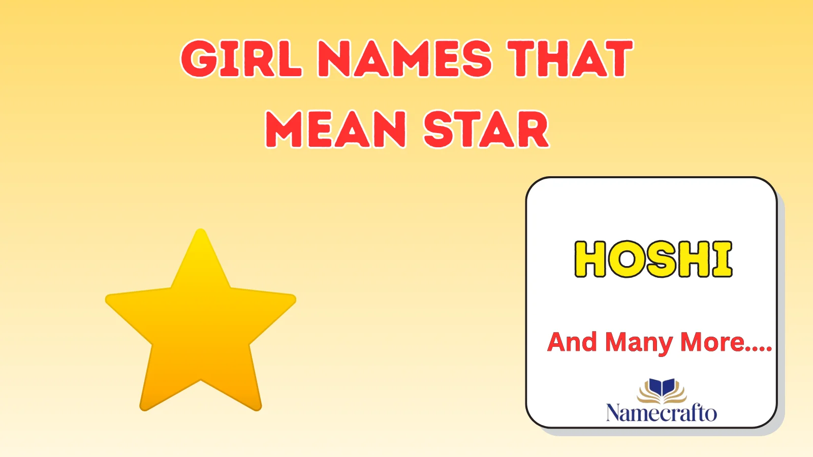 Girl Names That Mean Star