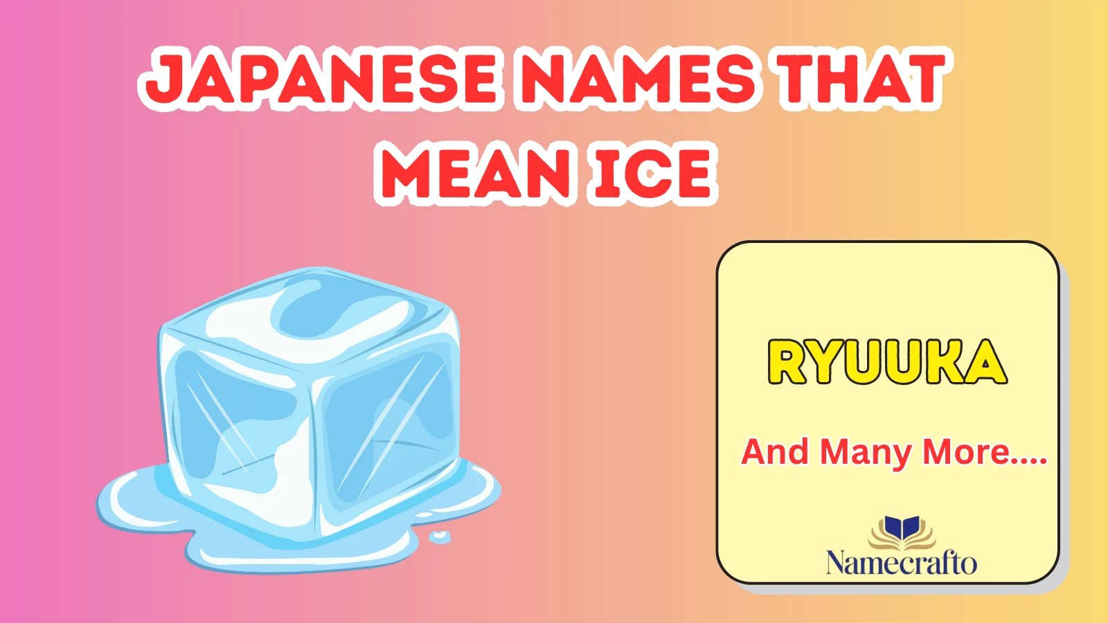 Rare Japanese Names That Mean Ice or Frost