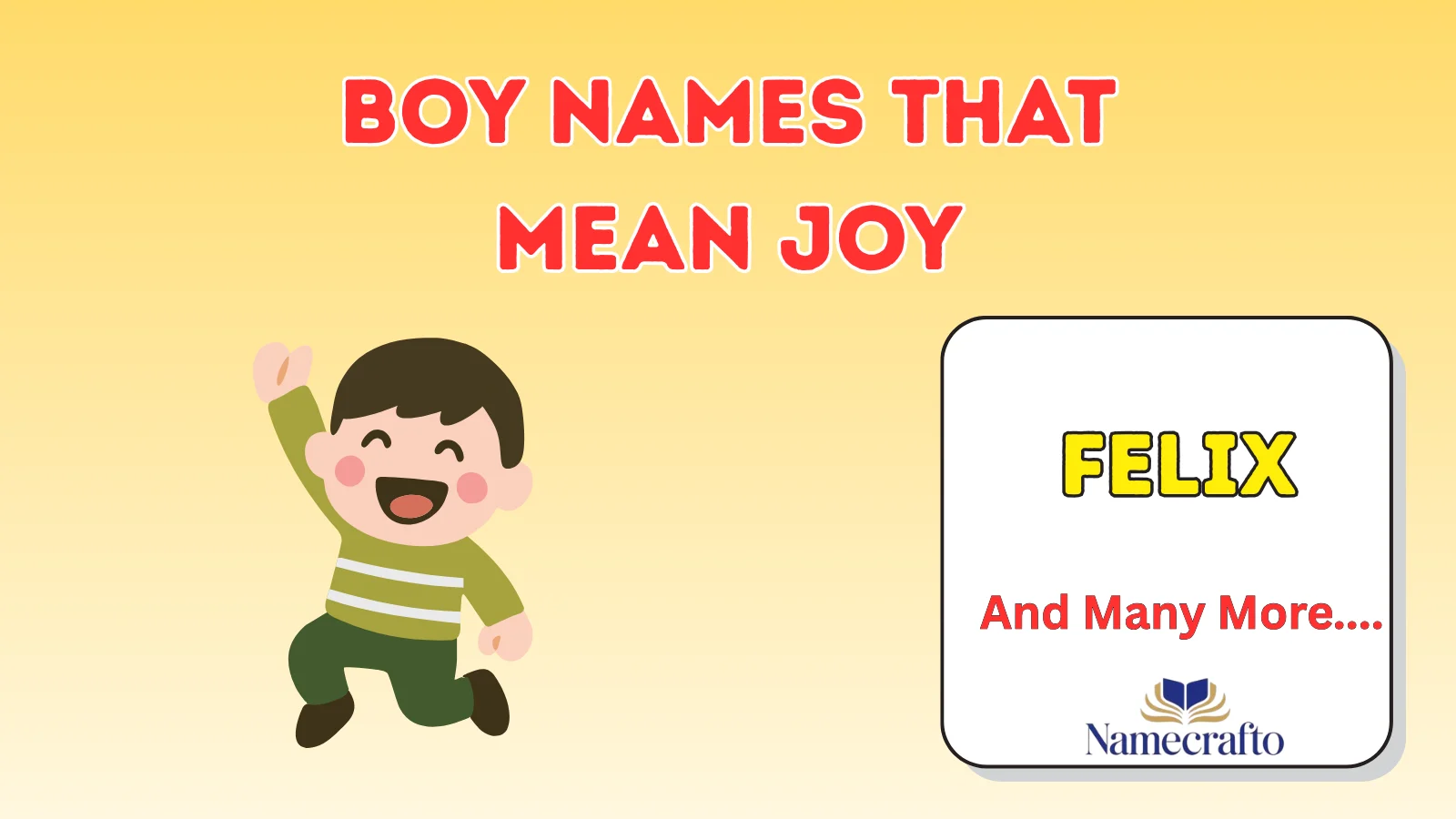 Boy Names That Mean Joy