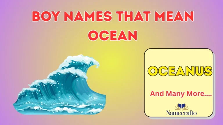 Boy Names That Mean Ocean