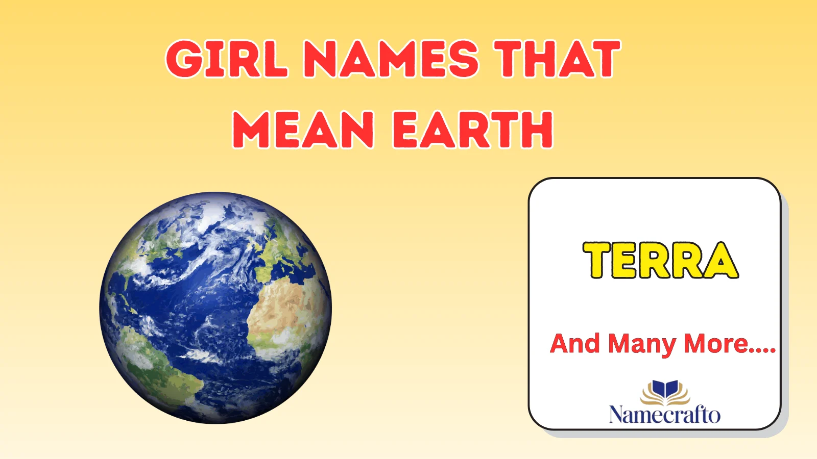 Girl Names That Mean Earth