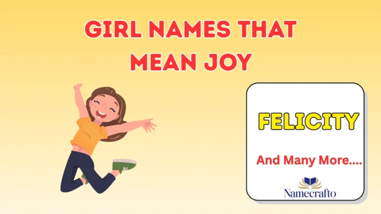 Girl Names That Mean Joy