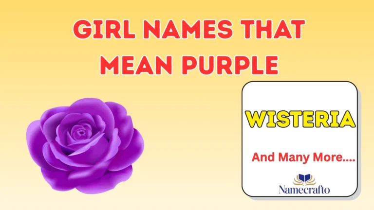 Girl Names That Mean Purple