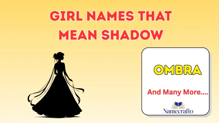 Girl Names That Mean Shadow