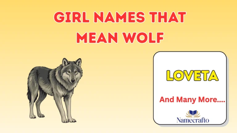 Girl Names That Mean Wolf
