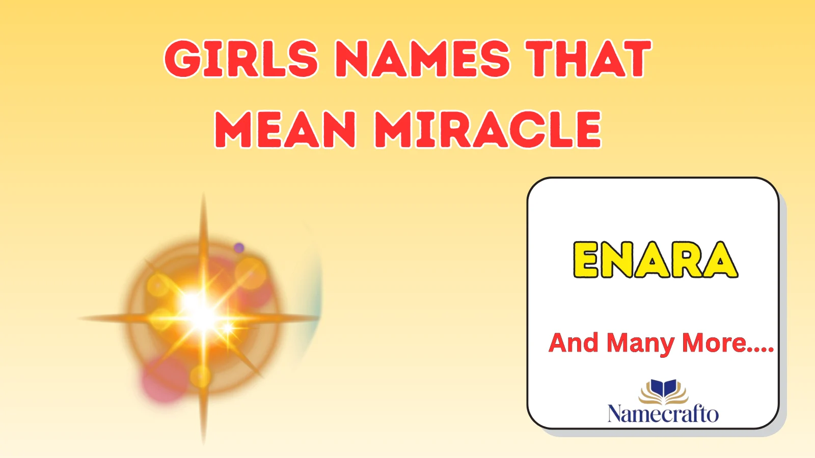 Girls Names That Mean Miracle