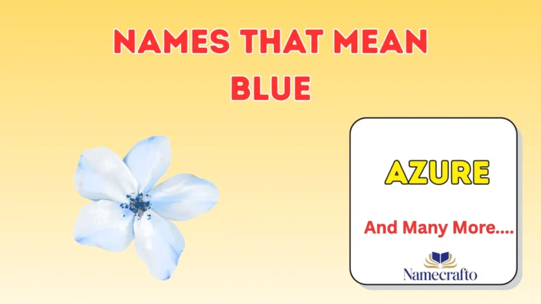Names That Mean Blue
