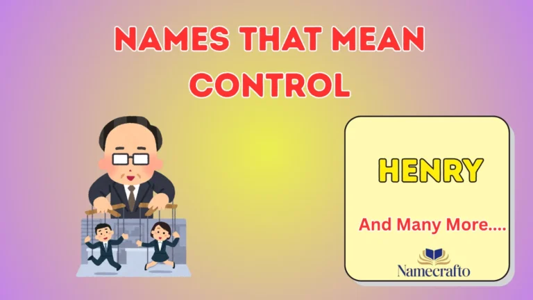 Names That Mean Control