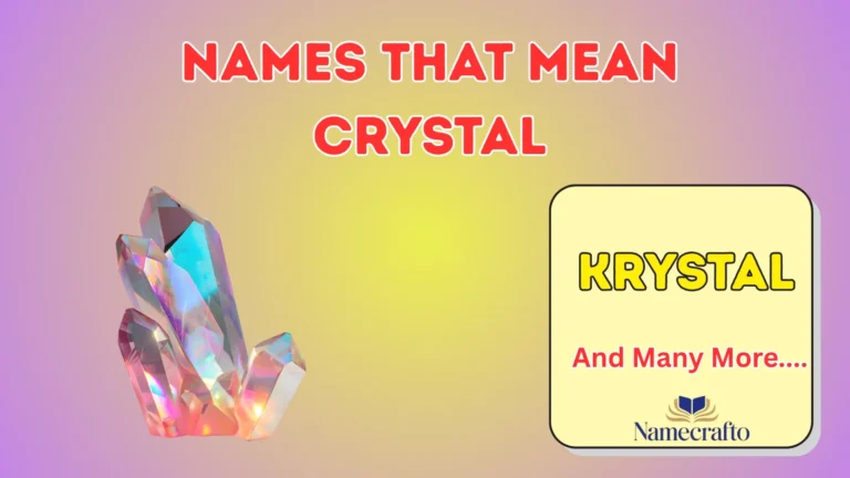Names That Mean Crystal
