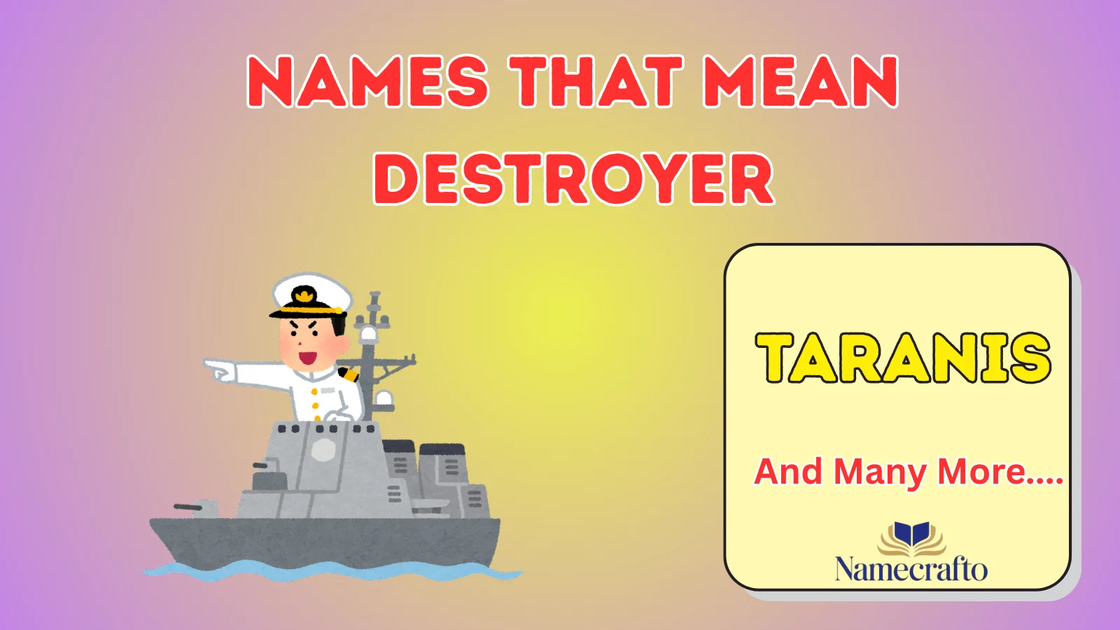 Names That Mean Destroyer