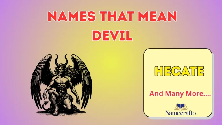 Names That Mean Devil