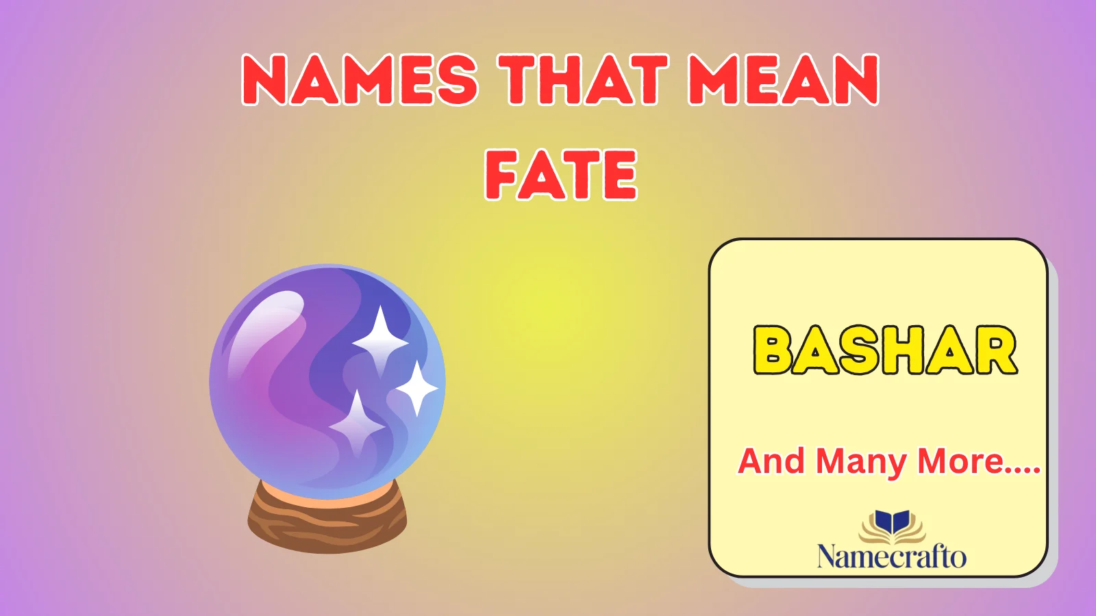 Names That Mean Fate