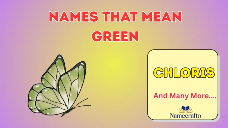Names That Mean Green
