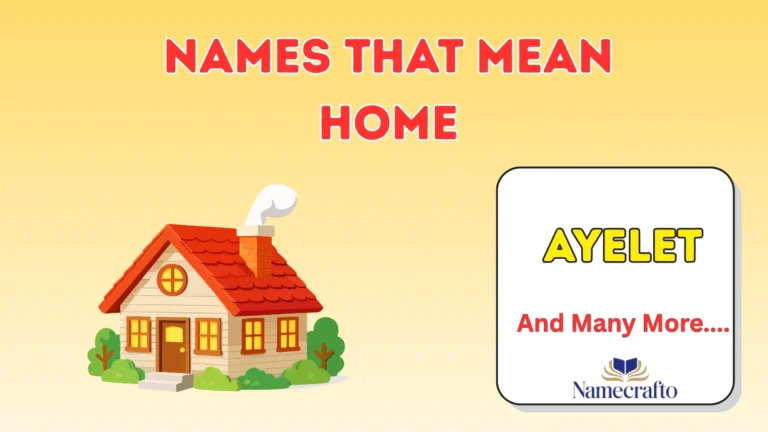Names That Mean Home