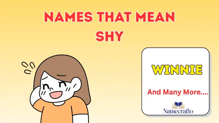 Names That Mean Shy