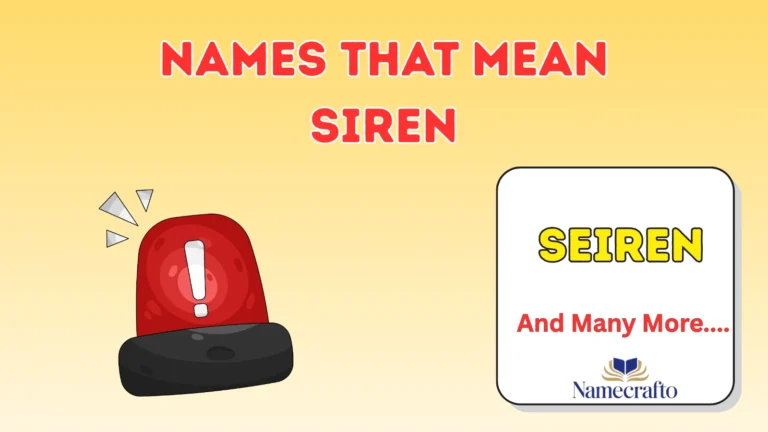 Names That Mean Siren
