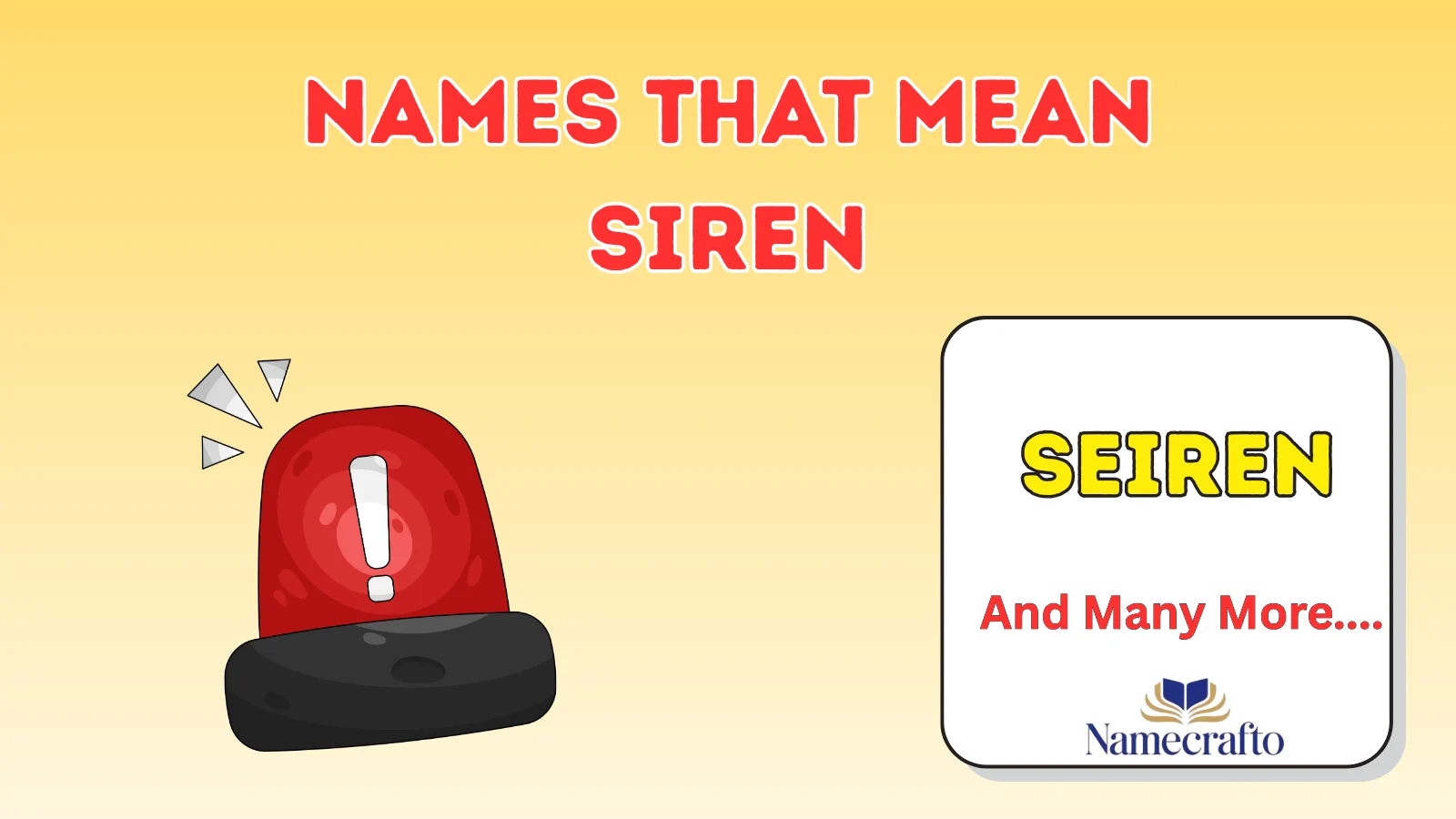 Names That Mean Siren