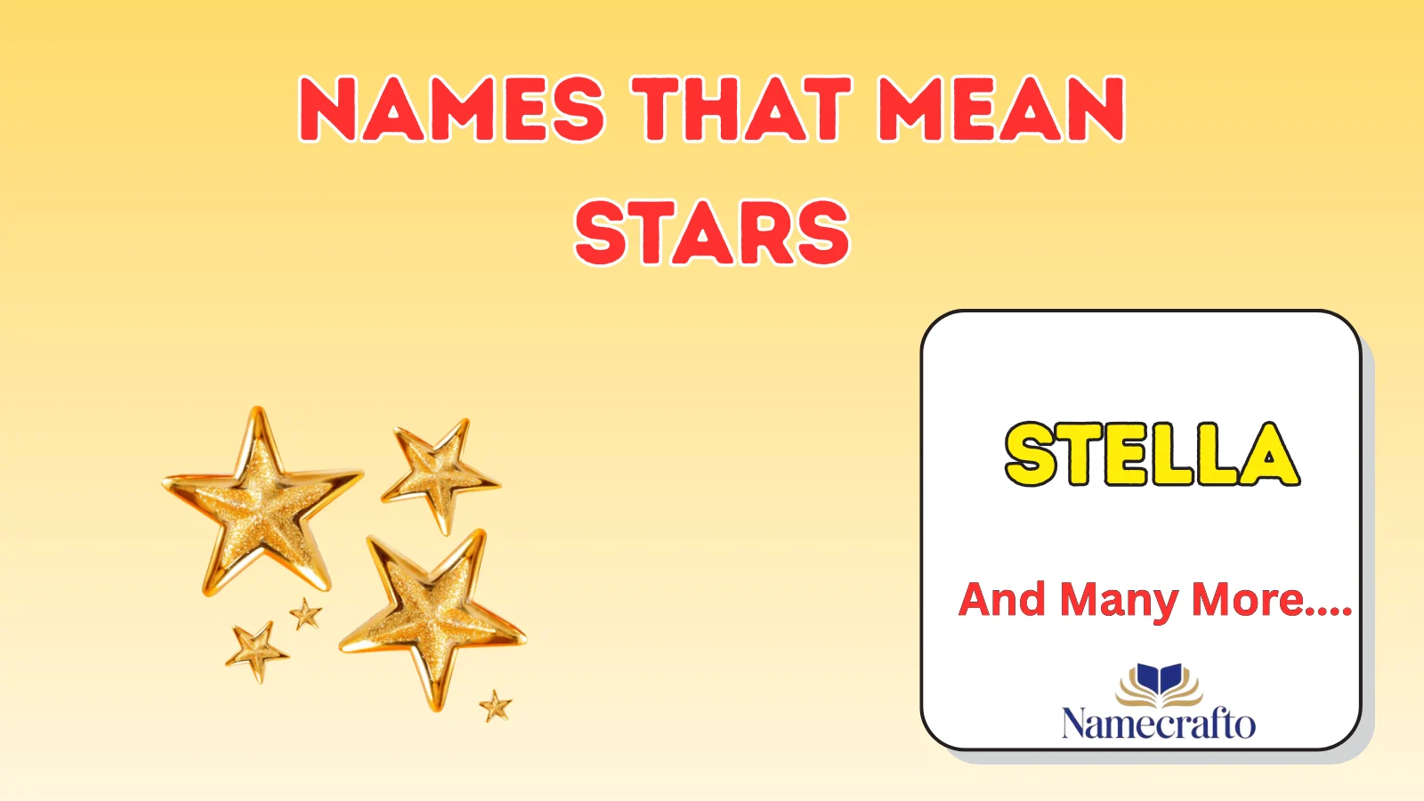 Names That Mean Stars