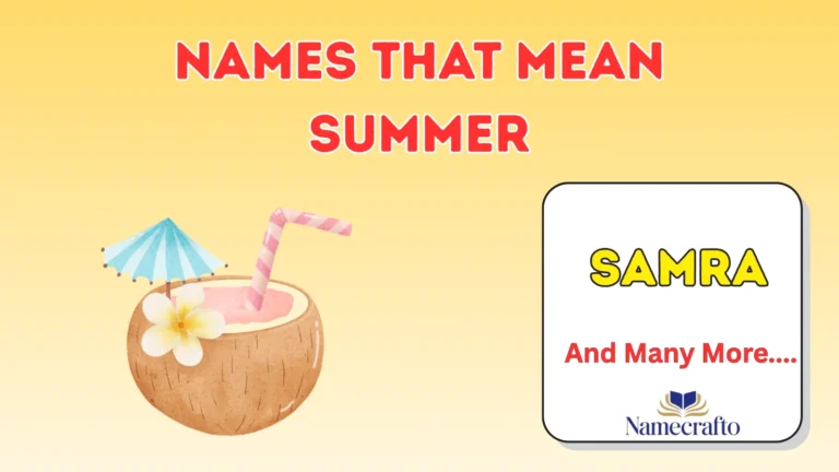 Names That Mean Summer