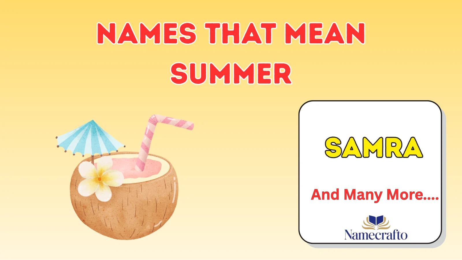Names That Mean Summer