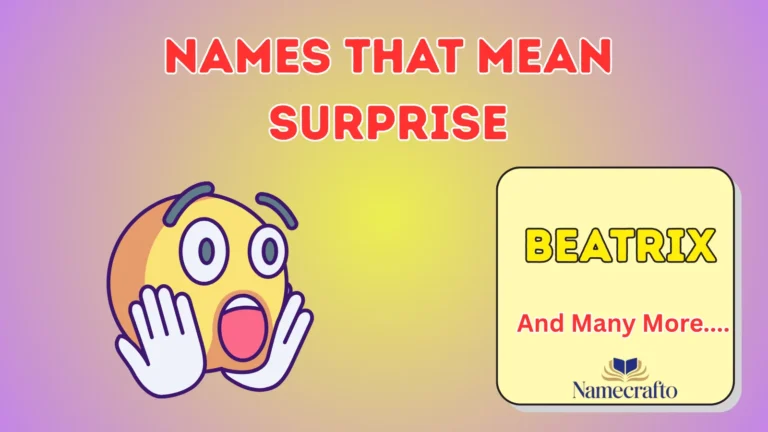 Names That Mean Surprise