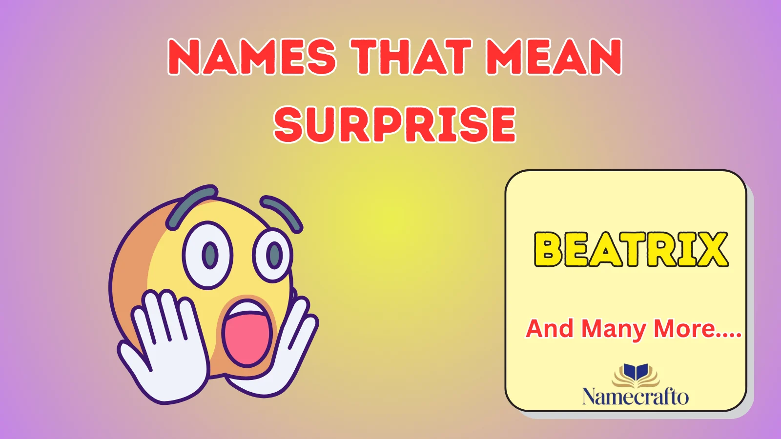 Names That Mean Surprise