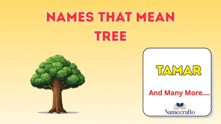 Names That Mean Tree