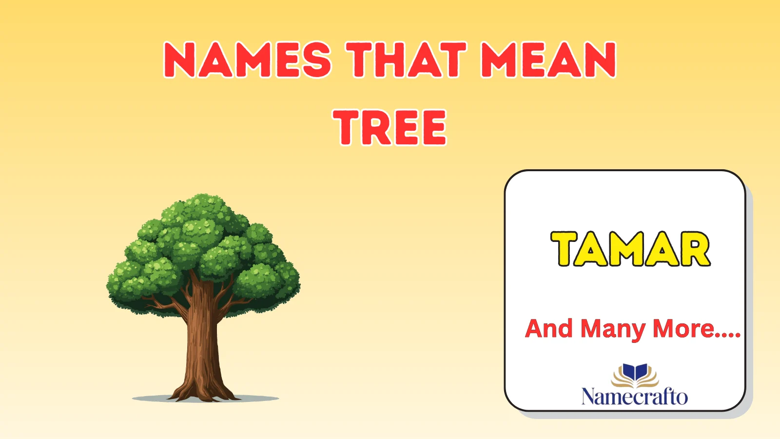Names That Mean Tree