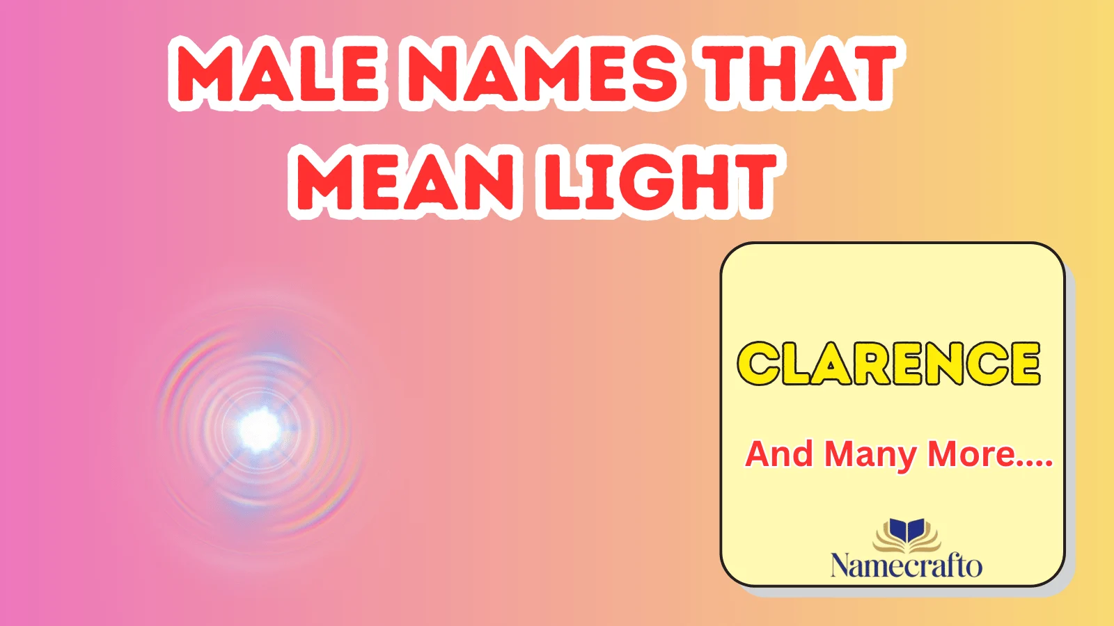 Why Parents Love Male Names That Mean Light