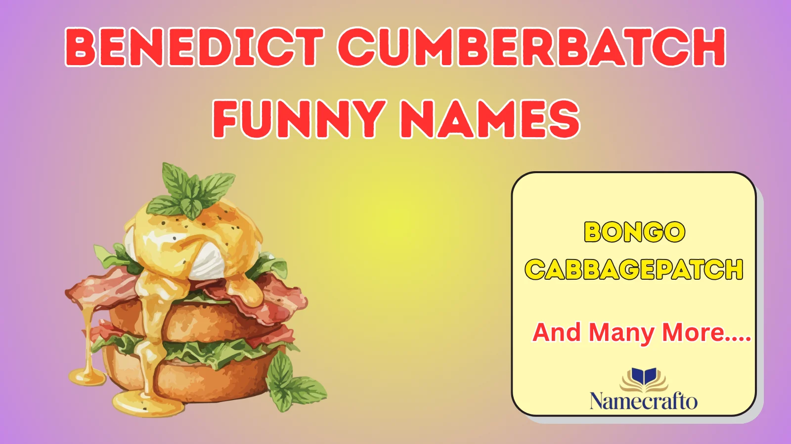Benedict Cumberbatch Funny Names