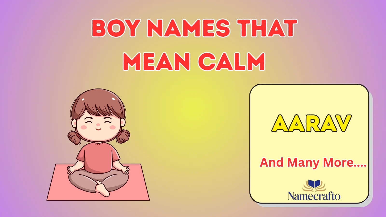 Boy Names That Mean Calm