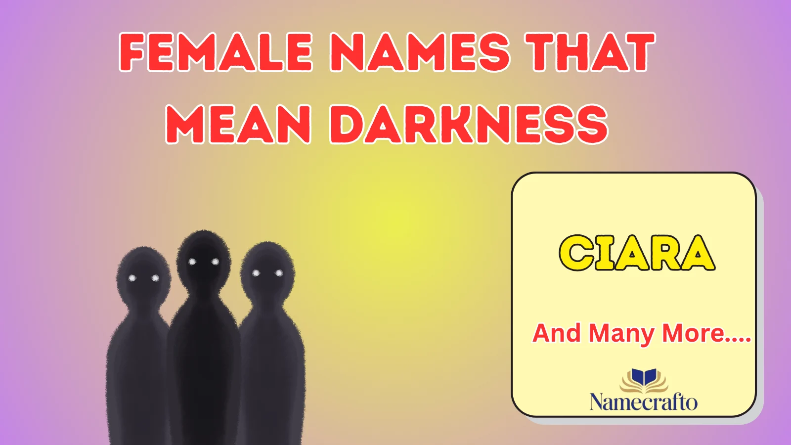 Female Names That Mean Darkness