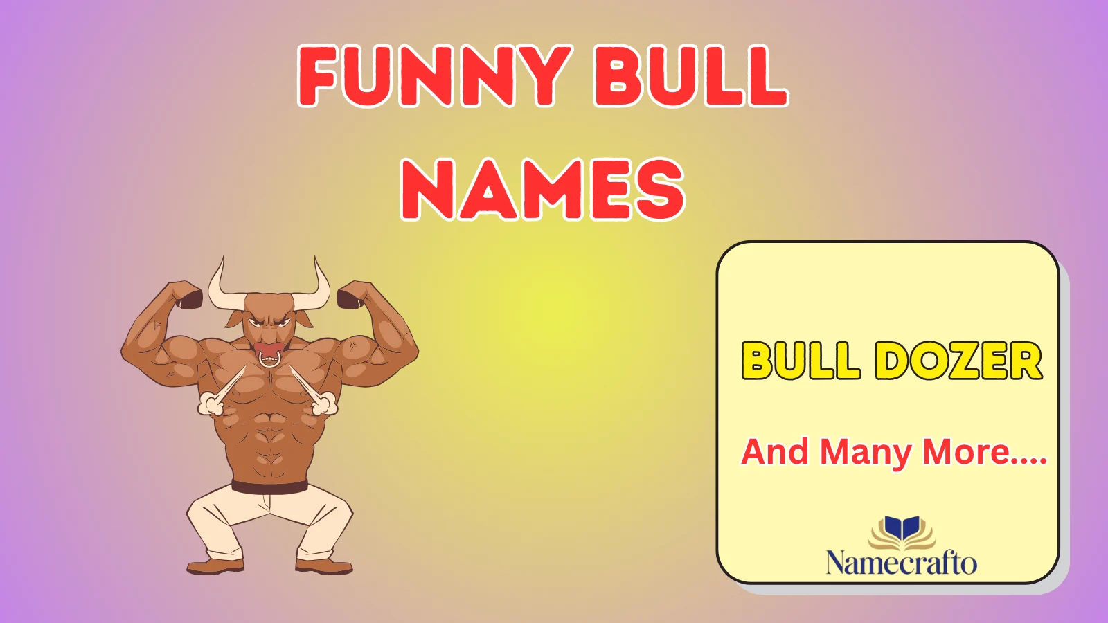 Funny Bull Names
