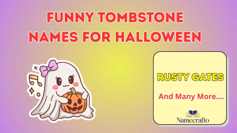Funny Tombstone Names for Halloween
