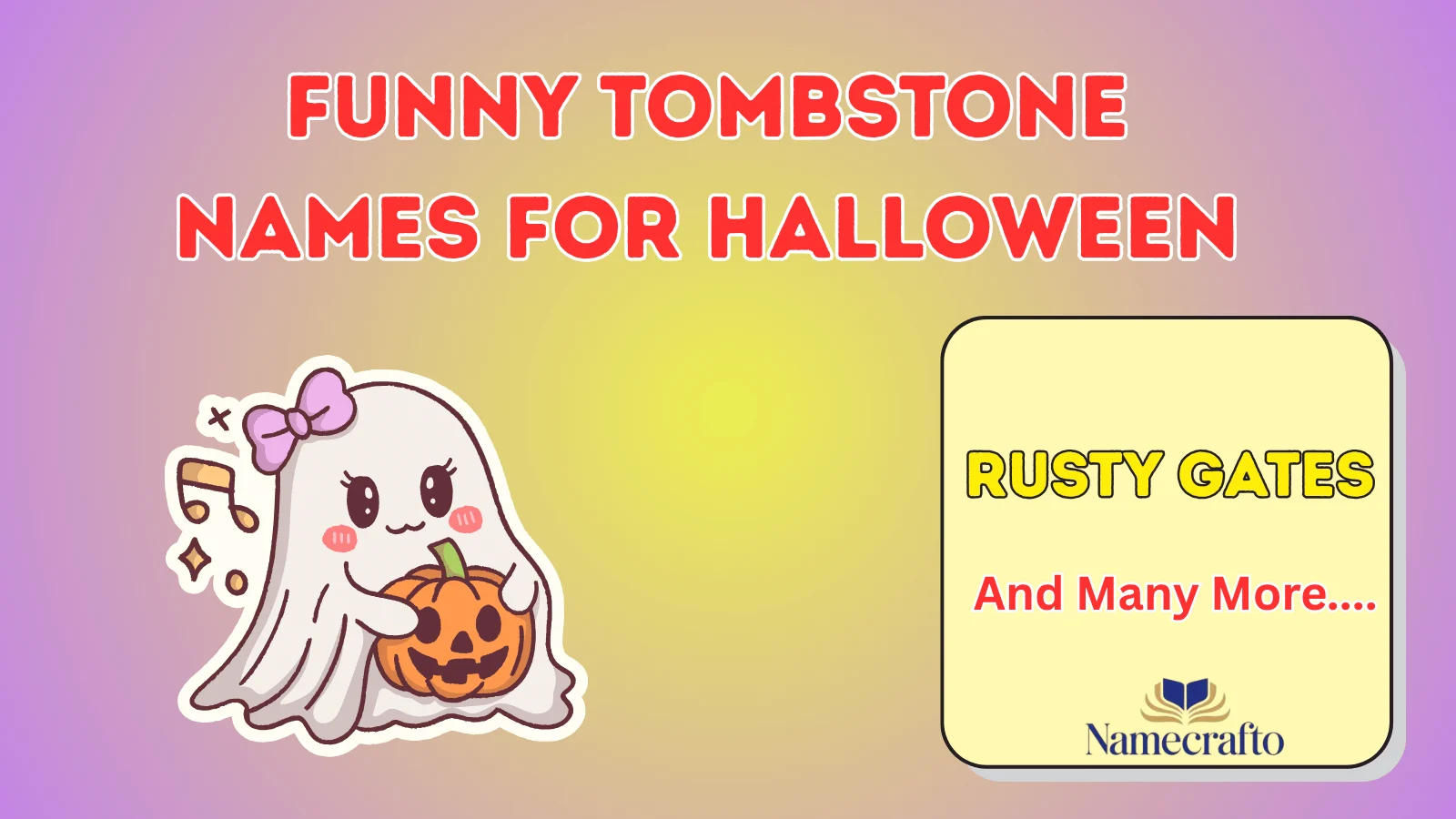 Funny Tombstone Names for Halloween
