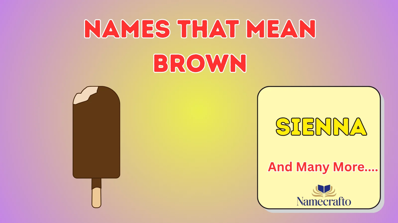 Names That Mean Brown