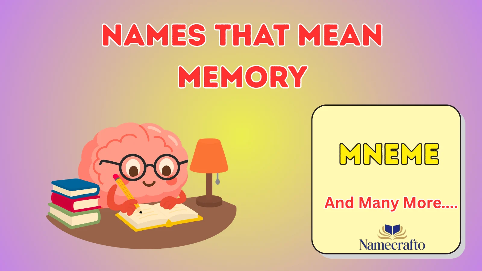 Names That Mean Memory