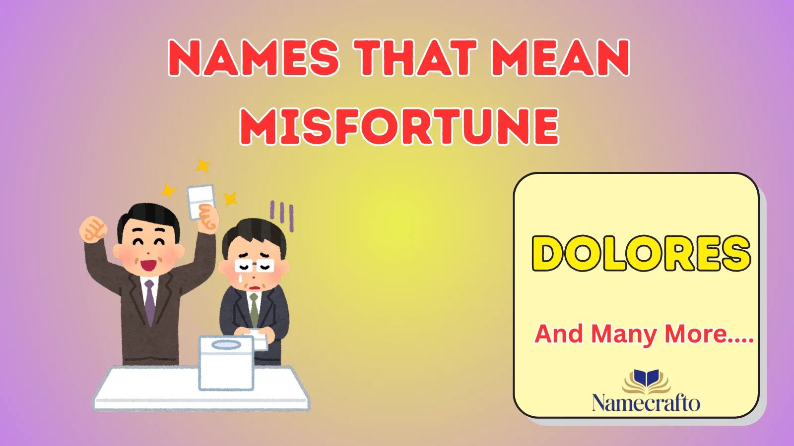 Names That Mean Misfortune