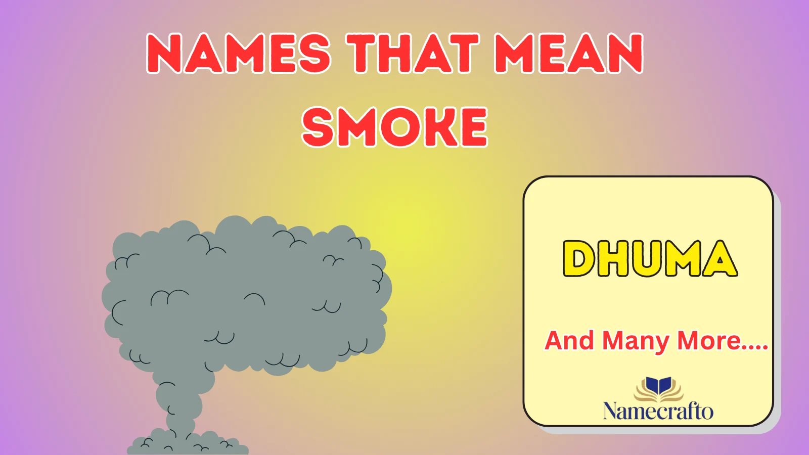 Names That Mean Smoke