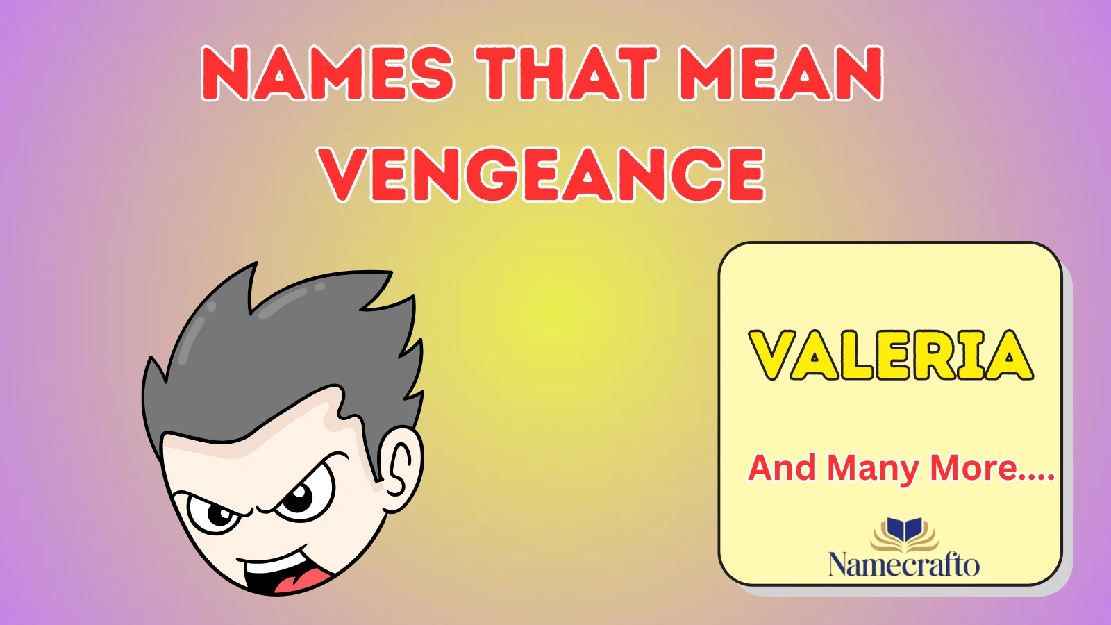 Names That Mean Vengeance