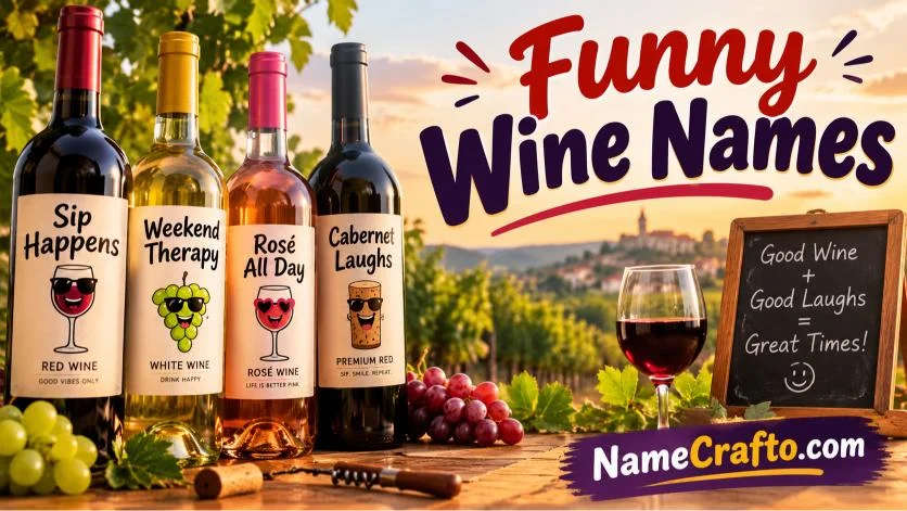 Best Funny Wine Names