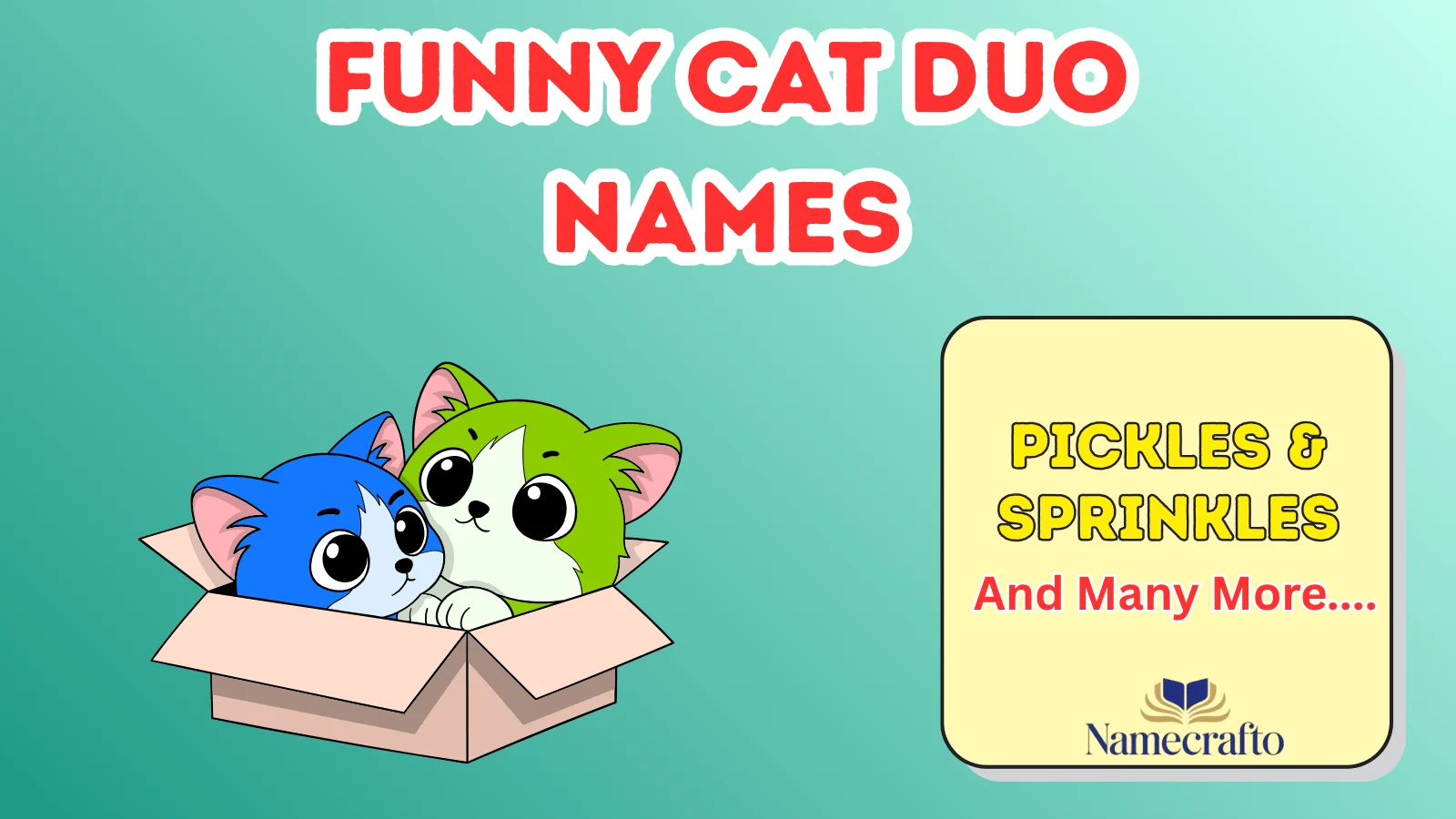 Funny Cat Duo Names