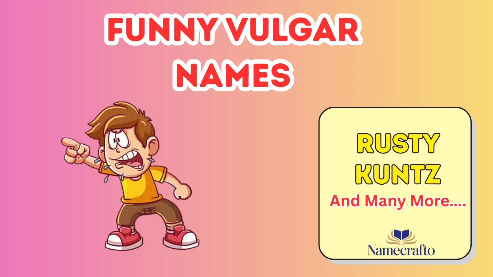 Funny Vulgar Names