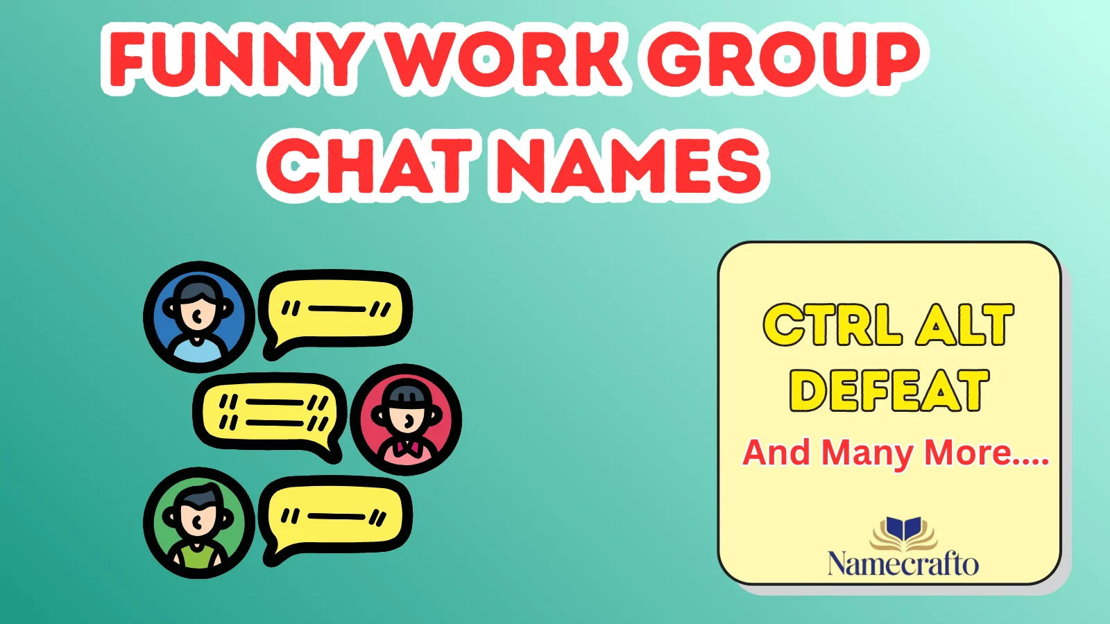 Funny Work Group Chat Names