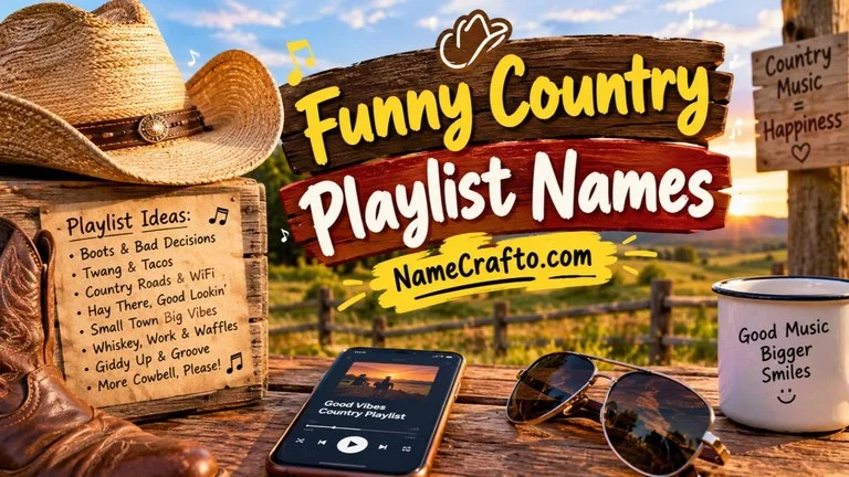 funny country playlist names