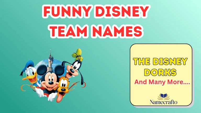 Funny Disney Team Names