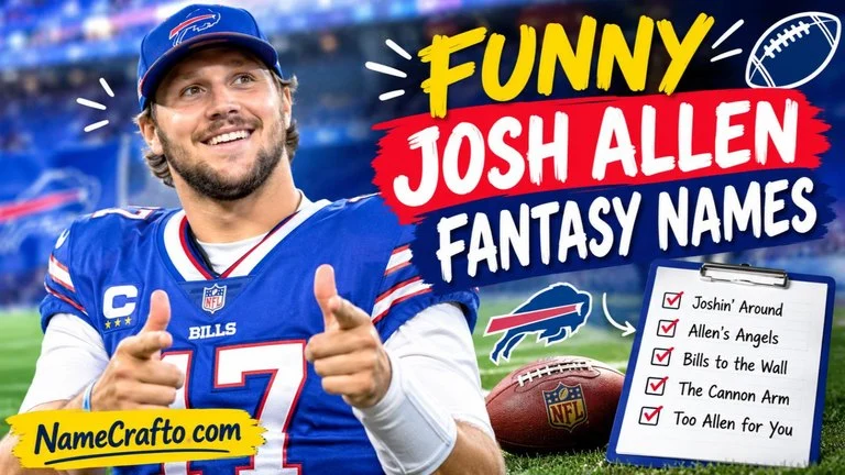funny josh allen fantasy names
