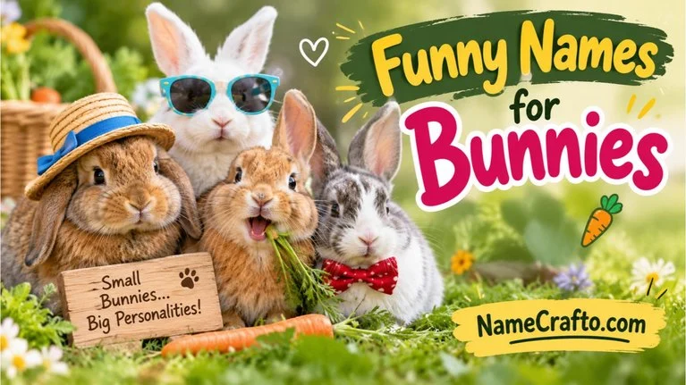 funny names for bunnies