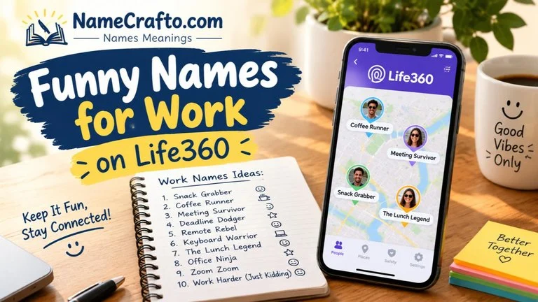 funny names for work on life360